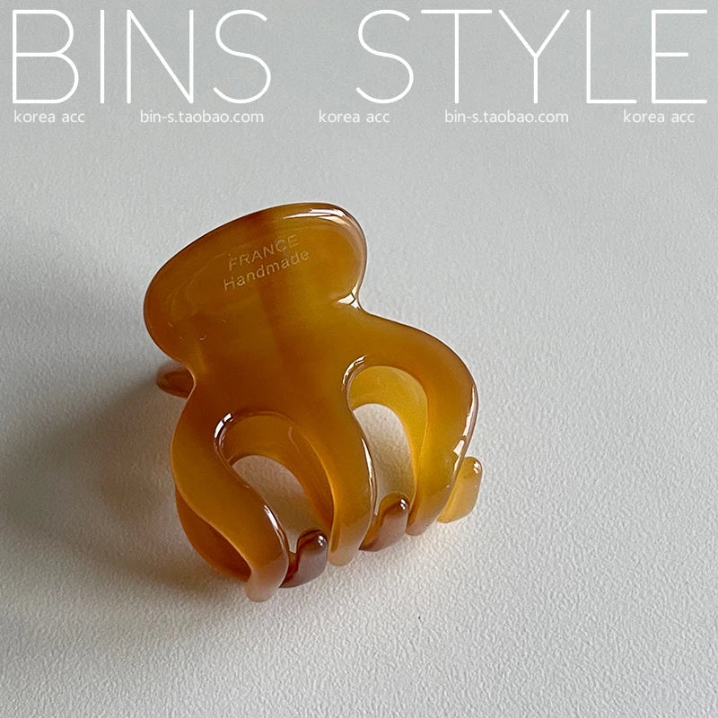 3cm Mini Hair Clip Korean Style Fashion Cute ClawFor Fringe Kids Girls Bobby Pins for Pieces kawaii Hair Accessories Pumpkin