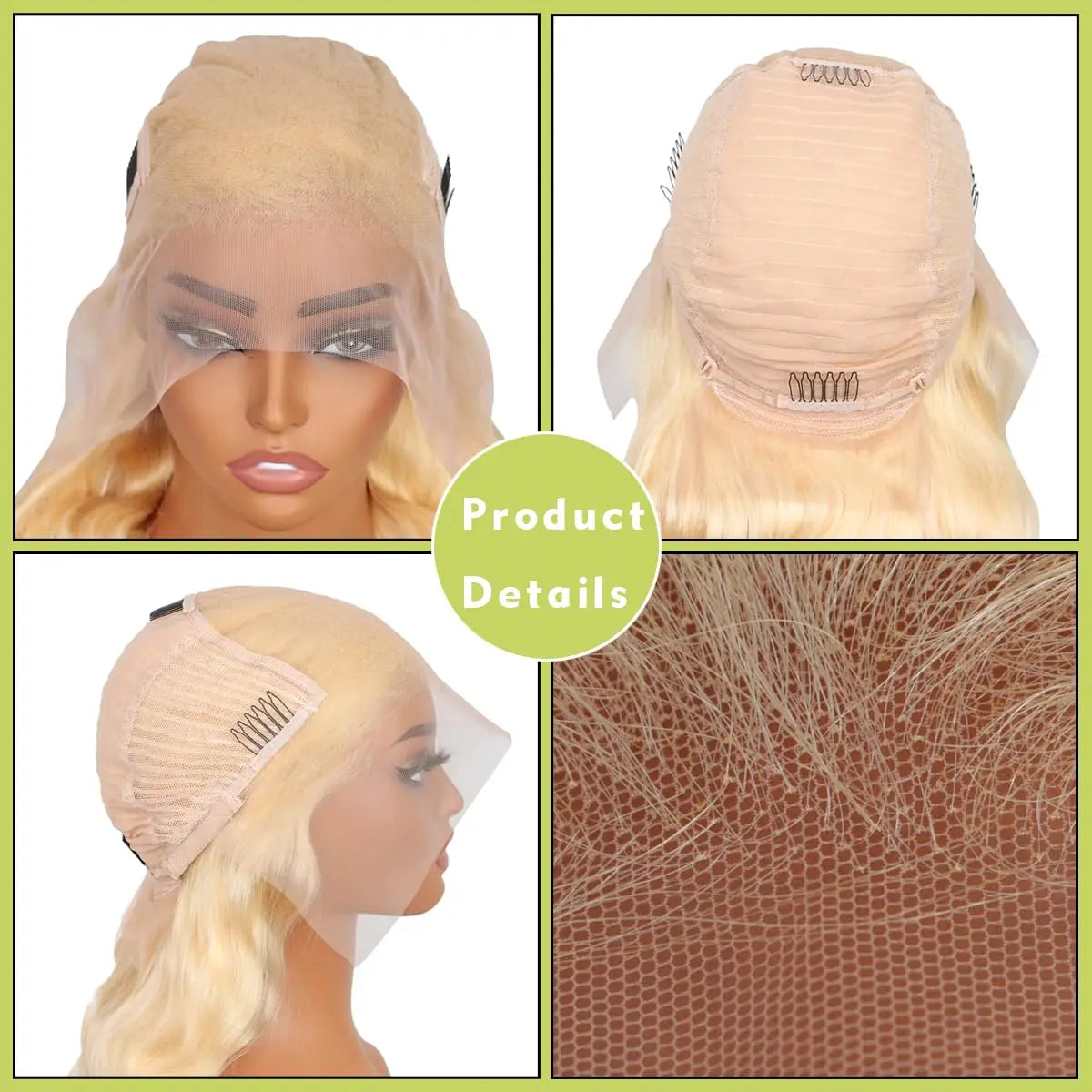 30 Inch 613 13x6 Lace Front Wig Human Hair 200 Density 613 Lace Front Wig Human Hair Straight Blonde Wig Human Hair Pre Plucked