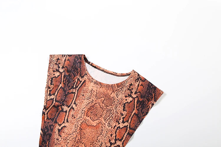 Weird Puss Sexy Patchwork Romper Women Snake Print Side Hollow Waistless Sleeveless Skinny Clubwear Midnight Stretch Playsuit