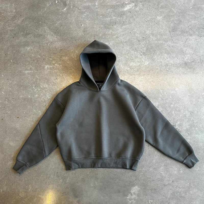 sweatsuit Casual Solid Couple's Hooded Sweatshirt Loose Sweatpants Jogging Sweatshirt Trousers Outfits Suits ﻿