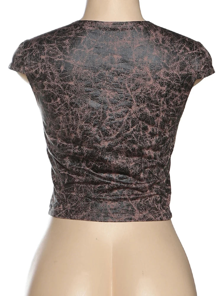 Women round-Neck Sleeveless Skinny Stretch Hot Girls Street Fashion Wild Top