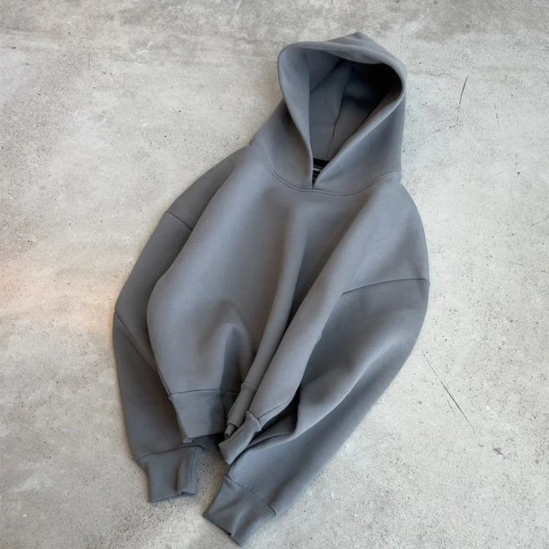 sweatsuit Casual Solid Couple's Hooded Sweatshirt Loose Sweatpants Jogging Sweatshirt Trousers Outfits Suits ﻿