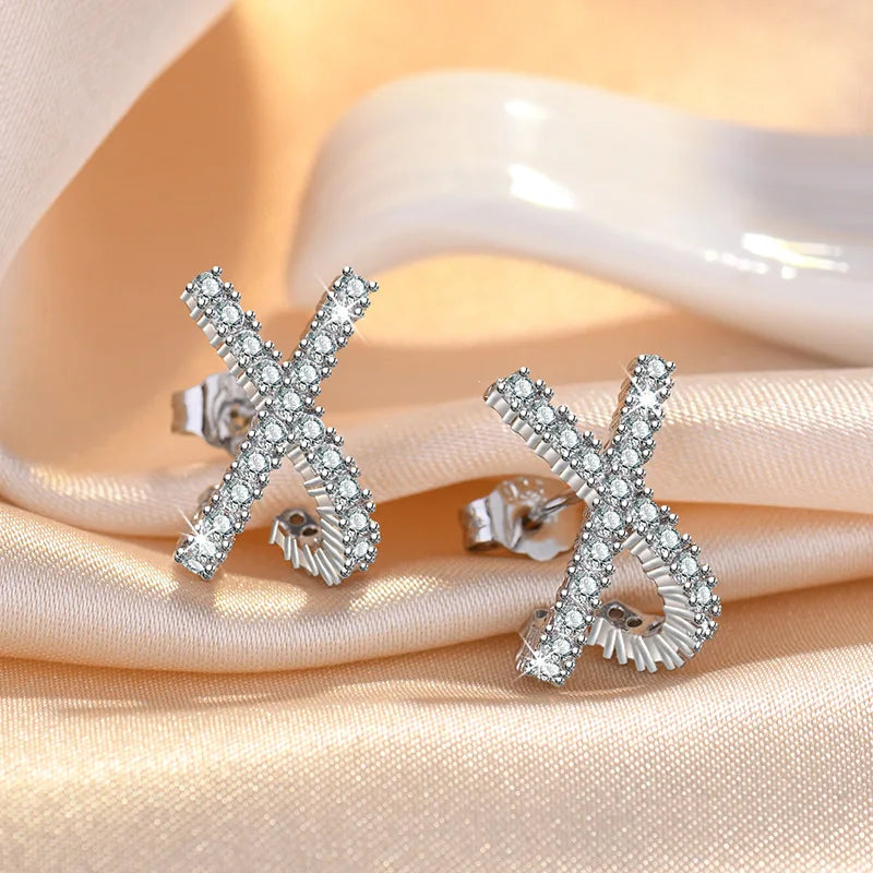 925 Sterling Silver Earrings stud High Quality For Women Exquisite Student Girlfriend Jewelry Accessories Wedding Fashion Gift