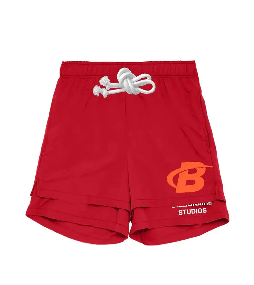 2024 Summer Letter B Print Trendy Tracksuit+sweatpants  Men Oversized Hoodies Sports Suit Loose Shorts Suit Clothes