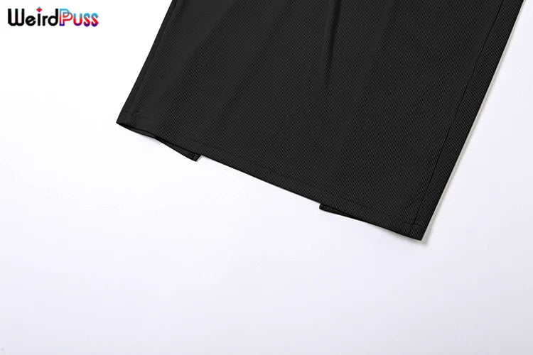 Weird Puss Backless Halter Women Evening Dress With Scarf Hollow Back Split Skinny Ladies Formal Occasion Prom Bodycon Vestidos