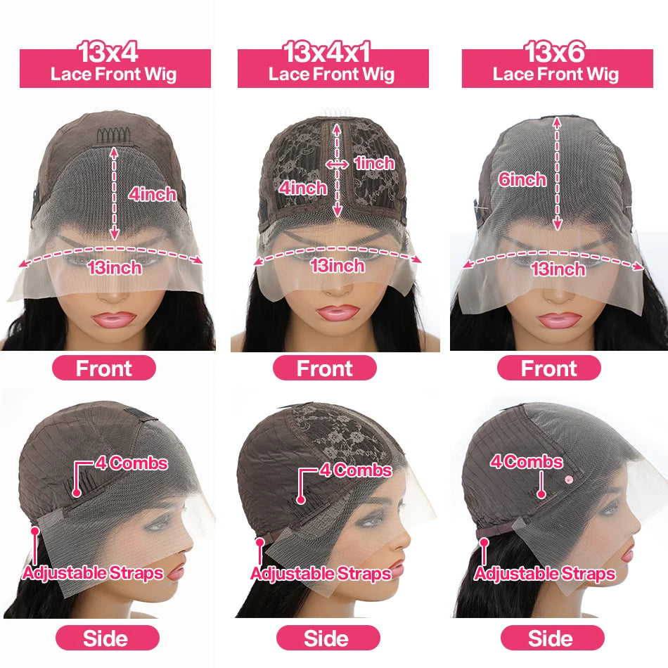 Ying Body Wave Lavender Purple 13x4 Lace Front Human Hair Wigs 13x6 Lace Frontal Wig  Pre Plucked Brazilian Remy 613 Wig