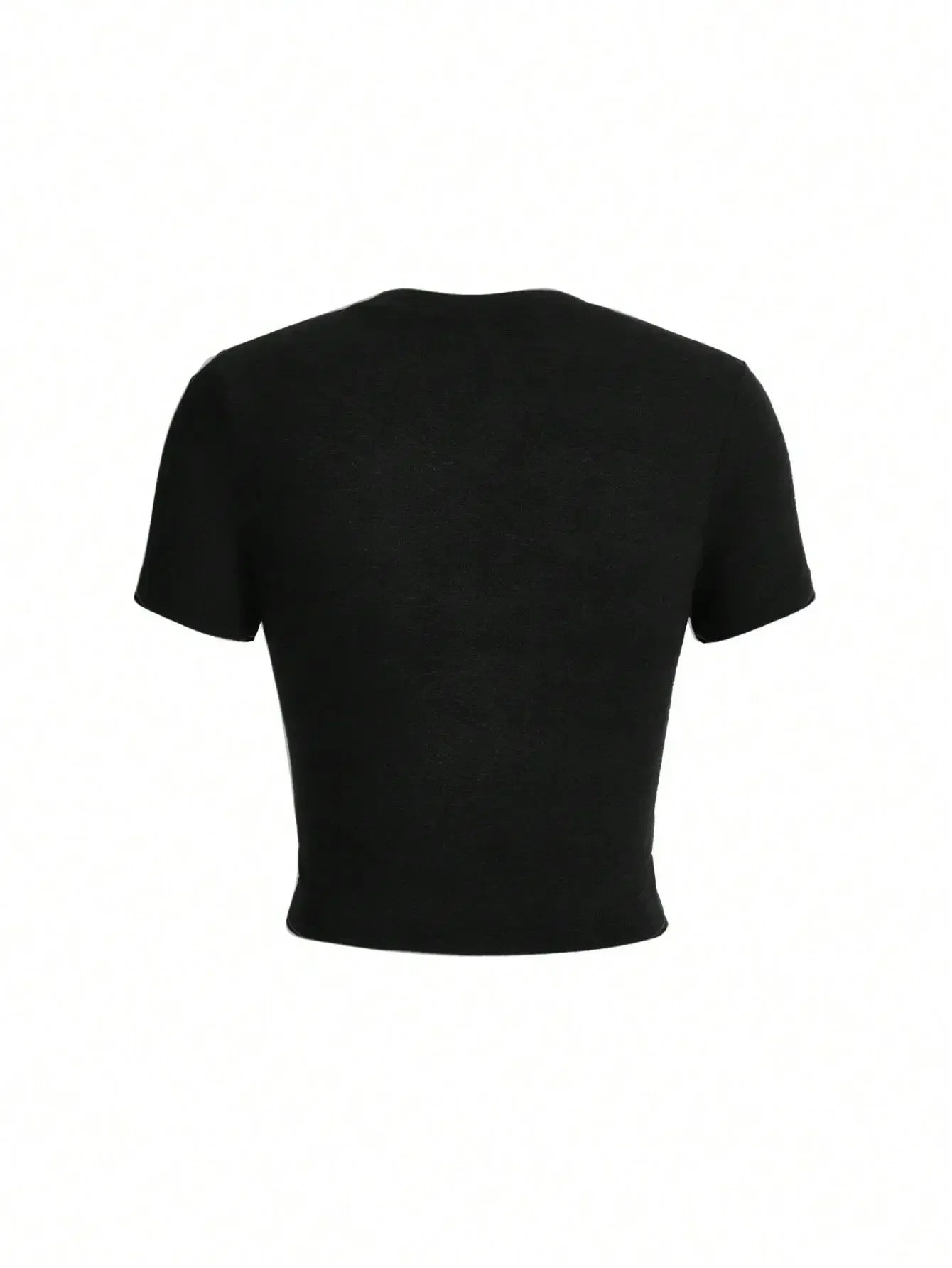 Women Crop Top I'm Literally Just A Girl Letter Printed Tees Shirts O-Neck Tight Cotton Clothes Fashion Street Female Tops