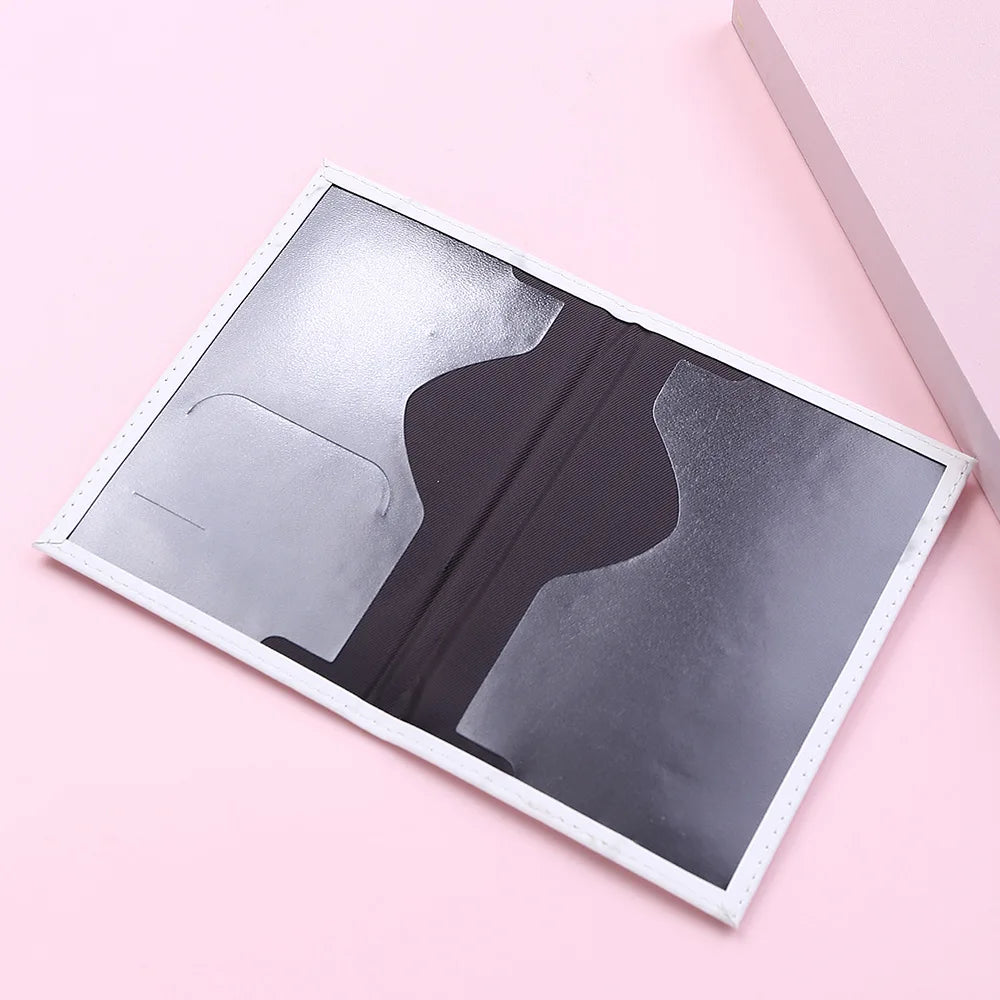 Women Cute Leather Passport Cover Air tickets For Cards Travel Passport Holder Wallet Case Travel  Accessory Credit Card Holder
