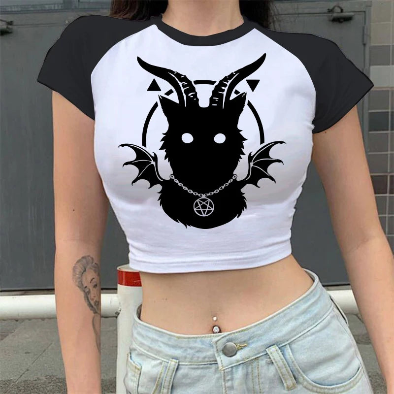 2023 Sexy T Shirts Future Milf Star Fashion Women Crop Top Harajuku Streetwear Outfits Summer Sexy Party Femme Y2k Women Clothes