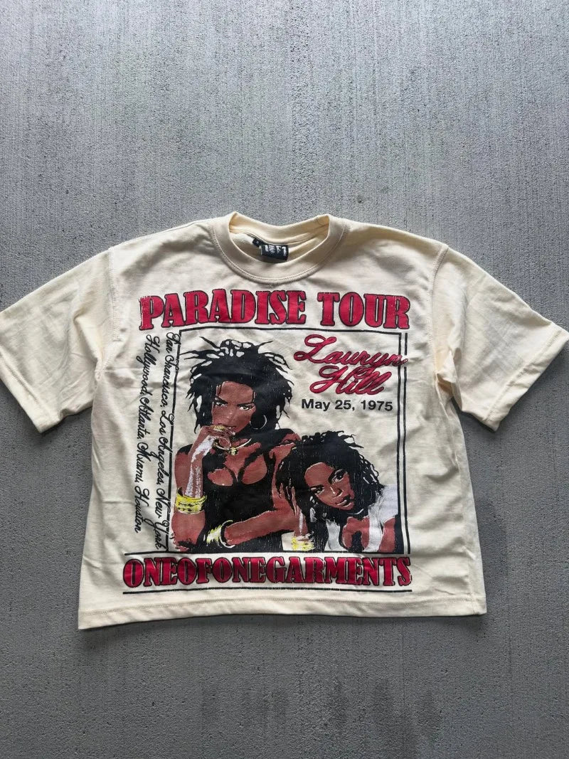 Y2K Casual Harajuku Rock Graphics Top Streetwear Women