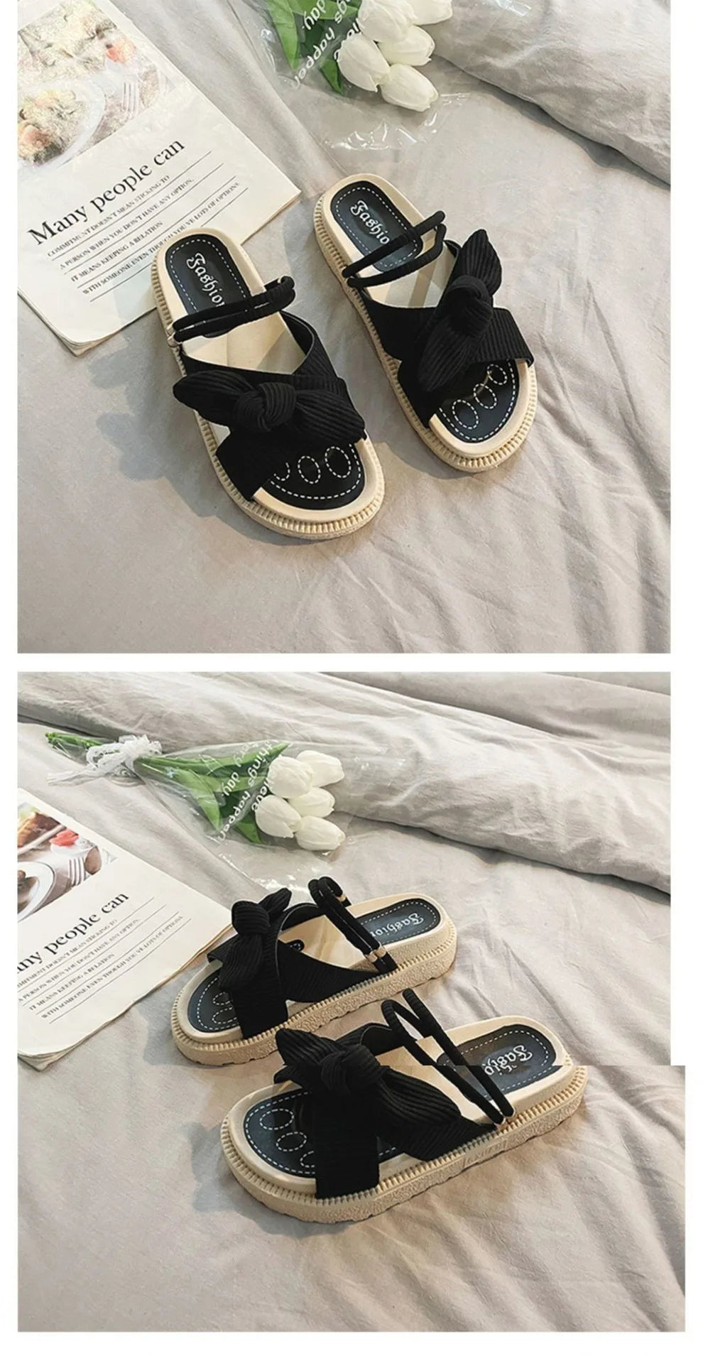 Sandals Women's 2022 New Fashion Summer Temperament New Fashion  Platform Roman Flat Shoes Outdoor Beach Sports Comfort Shoes