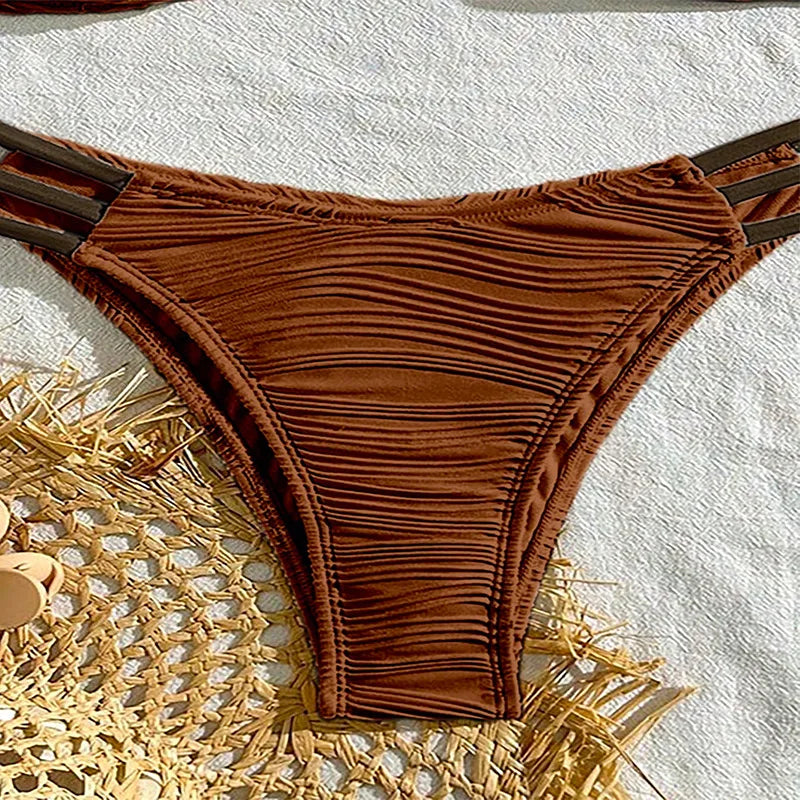 New Sexy Bikinis 2025 Swimsuits  Swimwear Push Up Beach Swim Wear Bathing Suits Brazilian Bikini Set Pool Bather