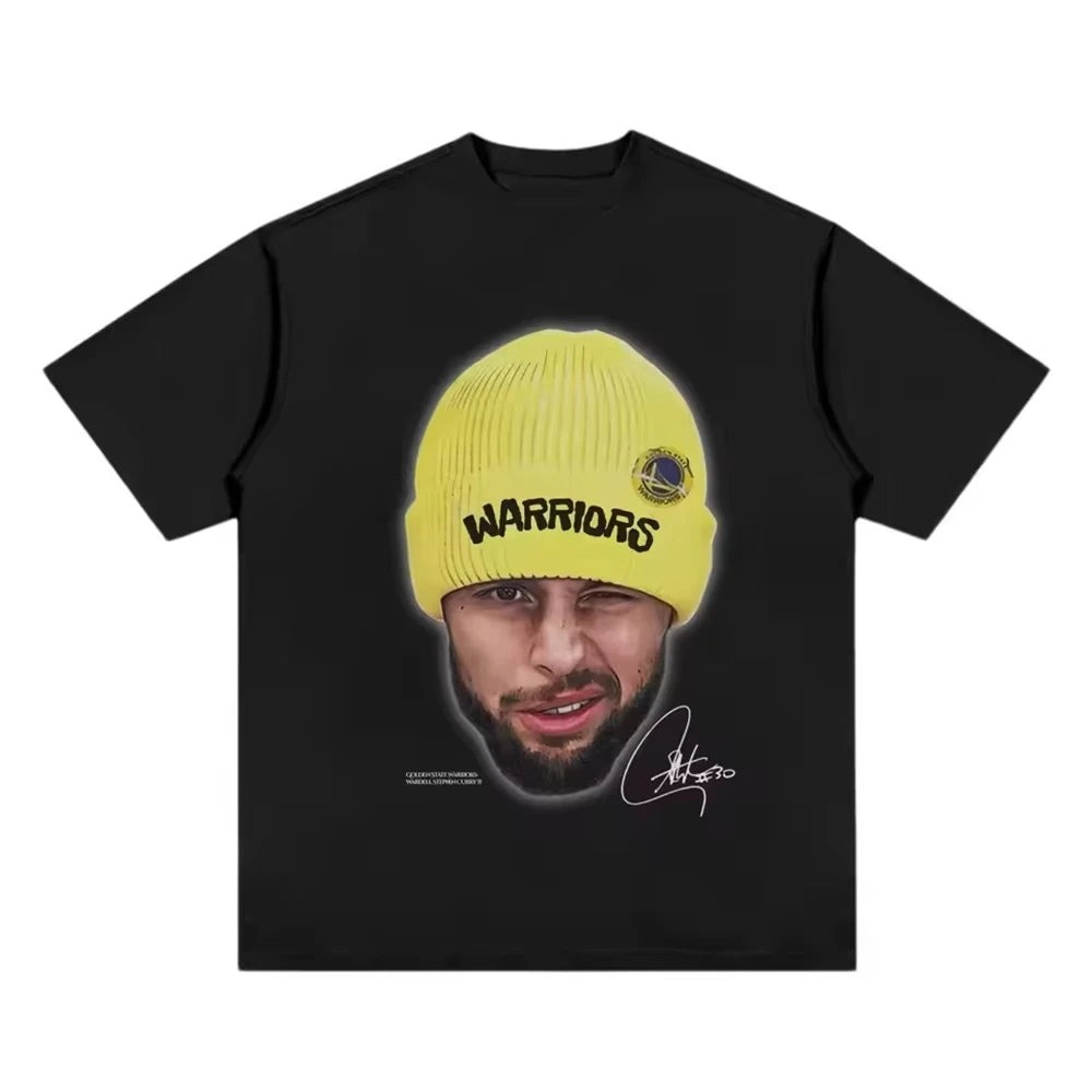 American Professional Basketball Star Sports Tee Shirt Homm Men Clothing Short Sleeve Oversize Printing Pullover T-shirt