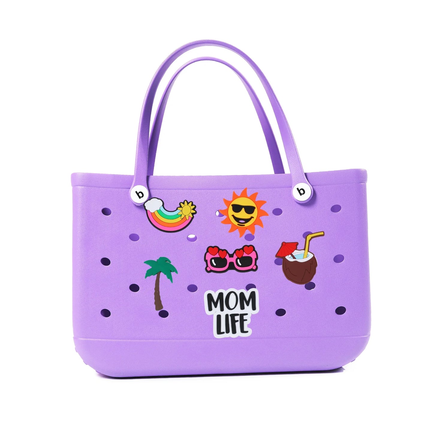 S M XL Eva Beach Bogs Bag Waterproof Extra Large Tote Bag Beach Basket Women Picnic Handbag 48cm XL Tote Bag Rubber shopping Bag
