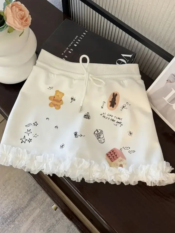 Vintage High Waisted Y2k Mini Skirt