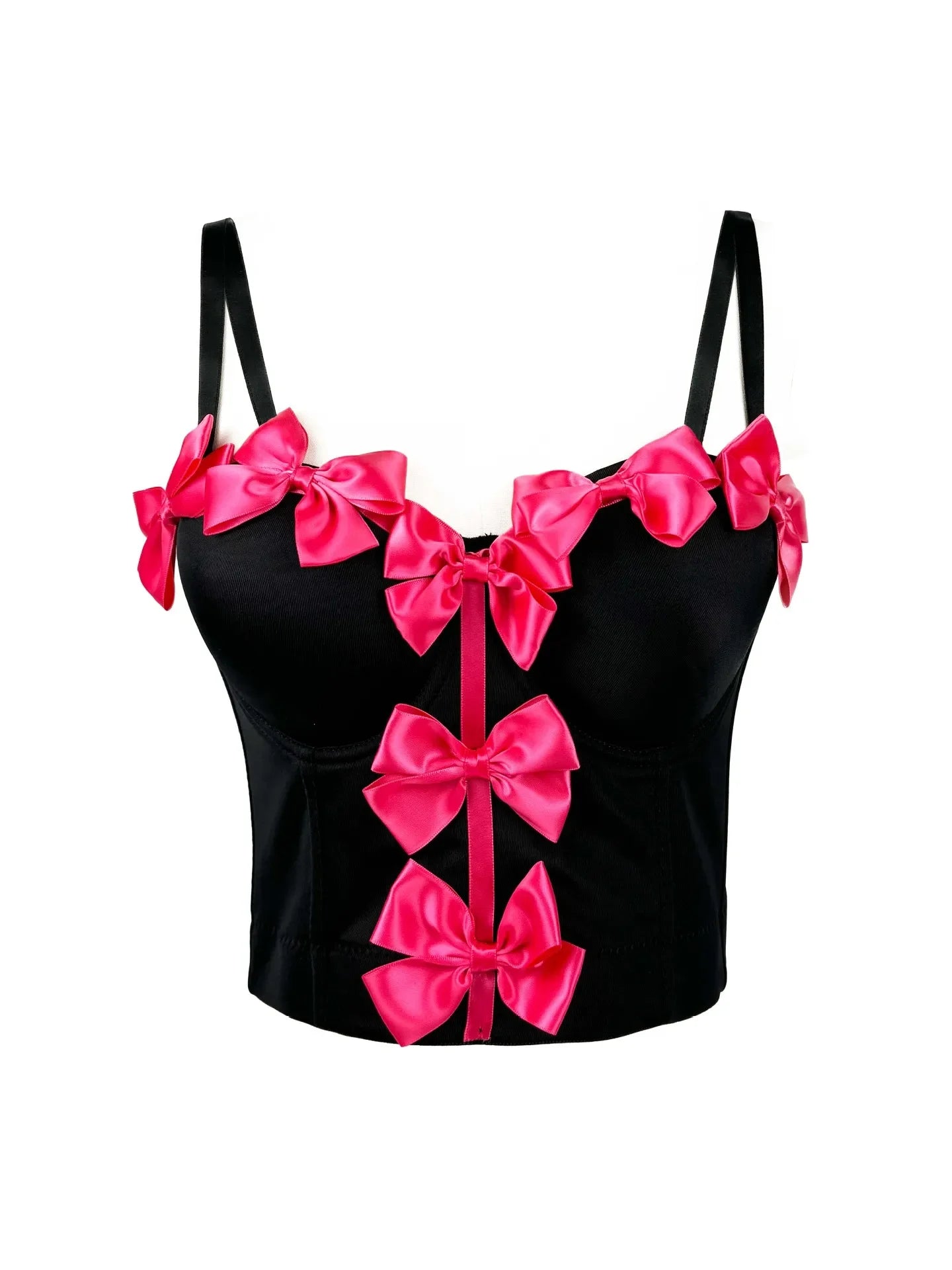 Sweet Bow Fashion, Two Piece Sets Women Thin Strap Slim Tank Top + Puffy Mini Skirts Outfits Female Streetwear