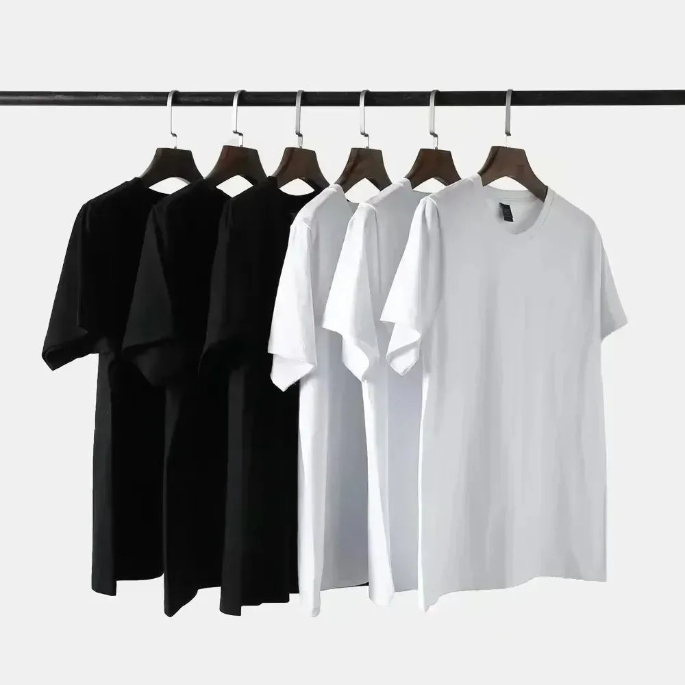 Streetwear Black T Shirt Men Women Harajuku Hip Hop Number 003 Graphic Patch Oversized T Shirt Goth Cotton Short Sleeve Y2K Tops