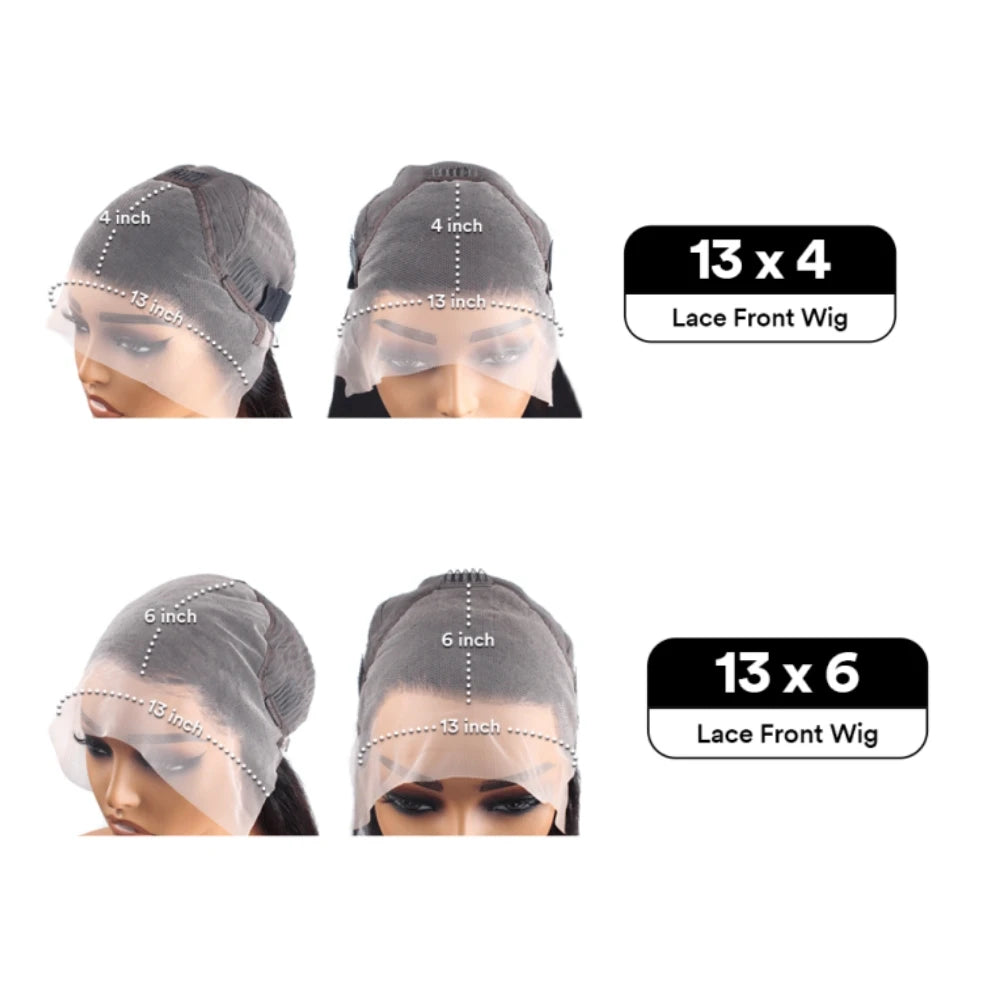 Chocolate Brown Body Wave Lace Front Wig Transparent 13x6 HD Lace Frontal Wigs 30 Inch 13x4 Preplucked Colored Human Hair Wigs