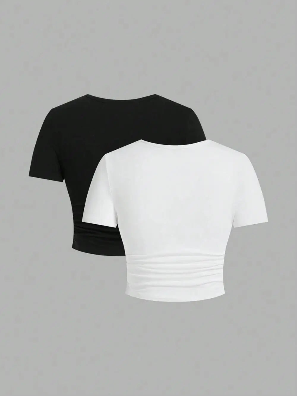 Simple Red Spider Printing Crop Tops Summer Street Fashion Women's Slim-fit T-Shirt Comfortable Soft High Elastic Female Clothes