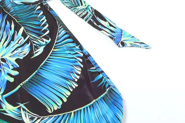 Weird Puss Colorful Print Romper Women Halter Bandage Summer Sexy Hipster Backless Activity Workout Fit Tight Stretch Playsuits