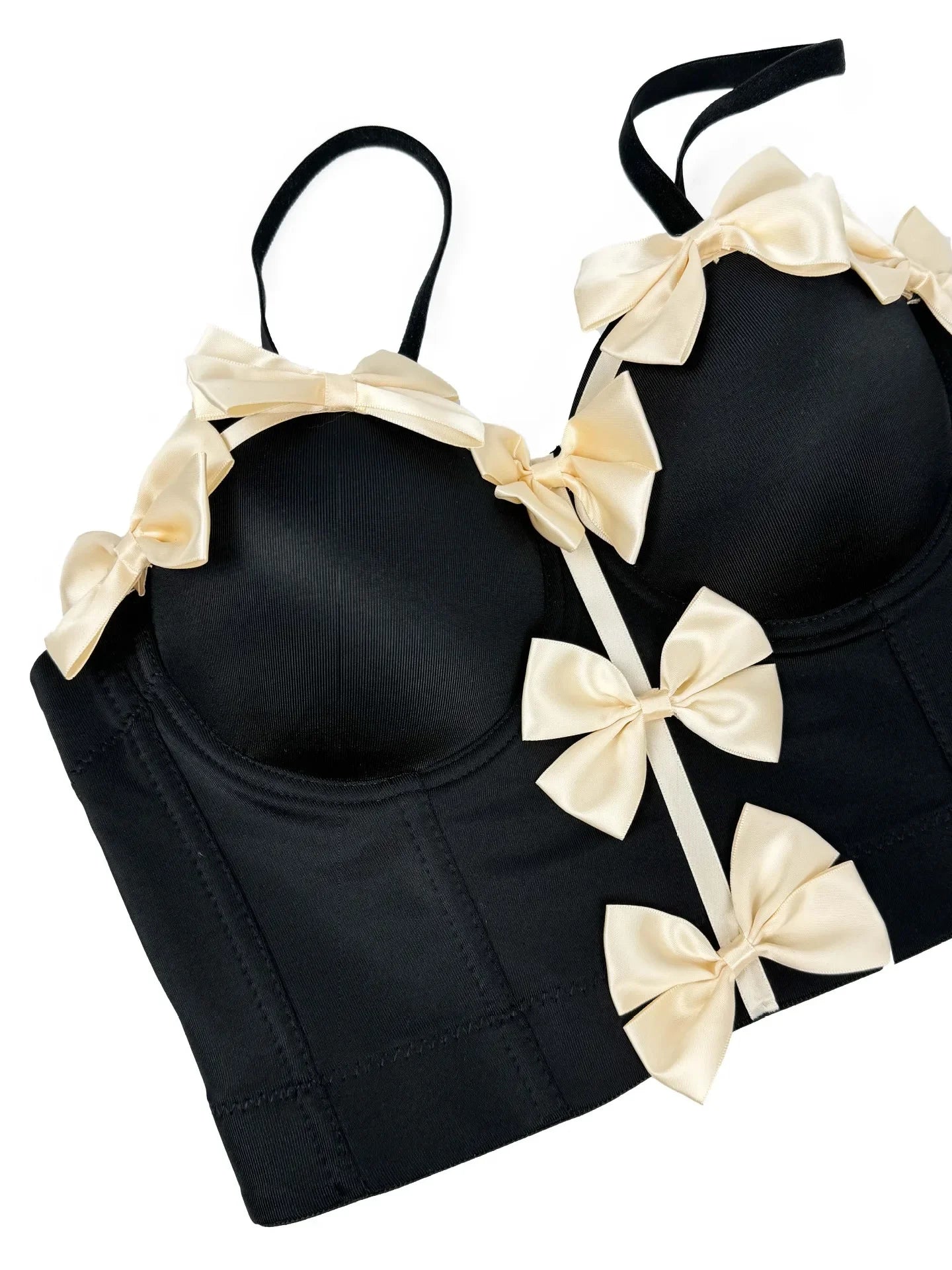 Sweet Bow Fashion, Two Piece Sets Women Thin Strap Slim Tank Top + Puffy Mini Skirts Outfits Female Streetwear