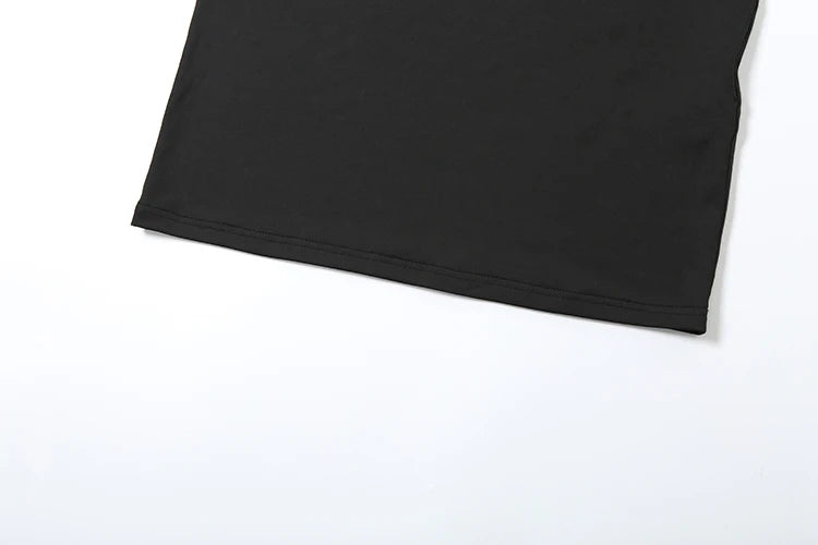 Weird Puss Backless Hollow Dress Women Pleated Sexy Solid Slim Halter Knot Sleeveless Elegant Midnight Clubwear Party Vestidos