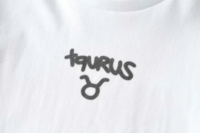 Y2K Baby T-shirt Slim Zodiac Sign Fitted Cropped Ribbed T-shirt crop top Cute Kawaii Tee Sexy Cap Sleeve Summer fairy grunge emo