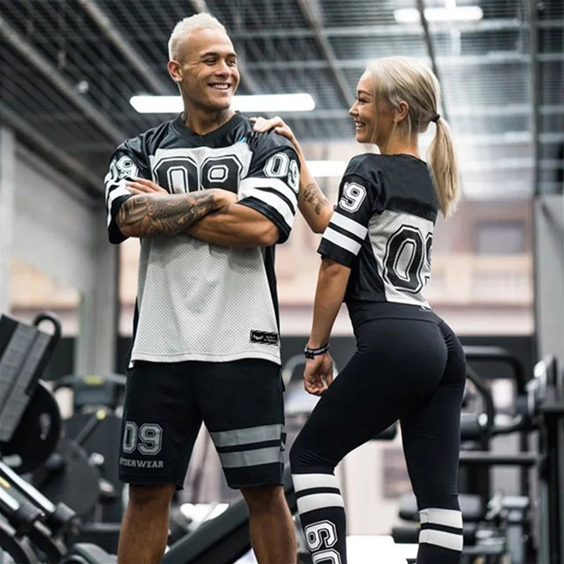 Men Soccer Jersey Shirt sports Loose Bodybuild