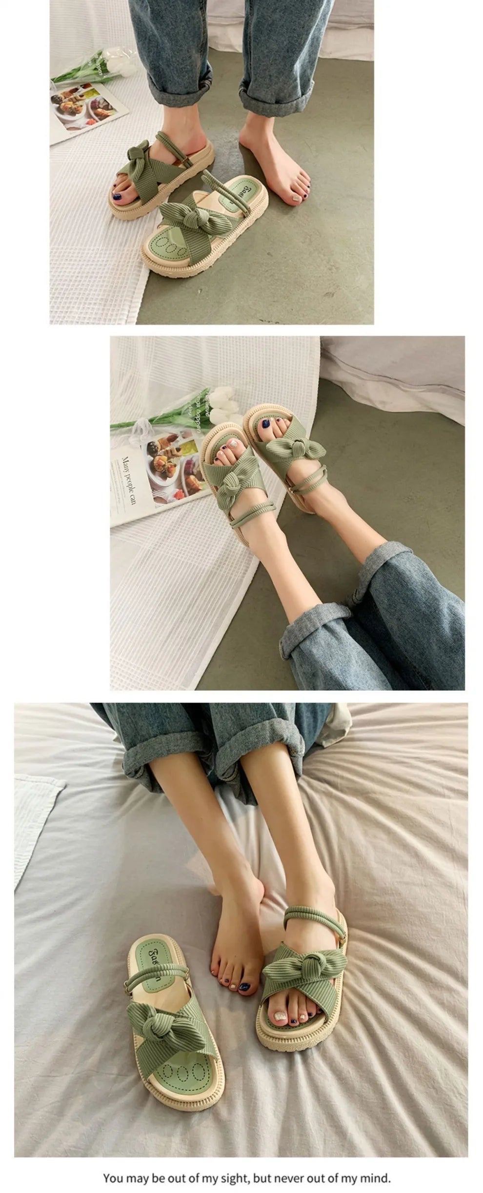 Sandals Women's 2022 New Fashion Summer Temperament New Fashion  Platform Roman Flat Shoes Outdoor Beach Sports Comfort Shoes