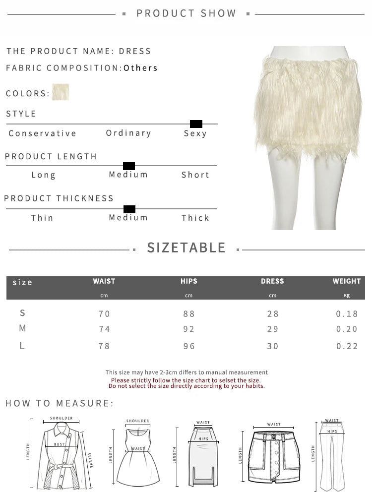 Weird Puss Sexy Elegant 2-Piece Set Women Elastic Y2K Patchwork Tube Tops+Fur Peach Hip Skirts Matching Midnight Party Clubwear