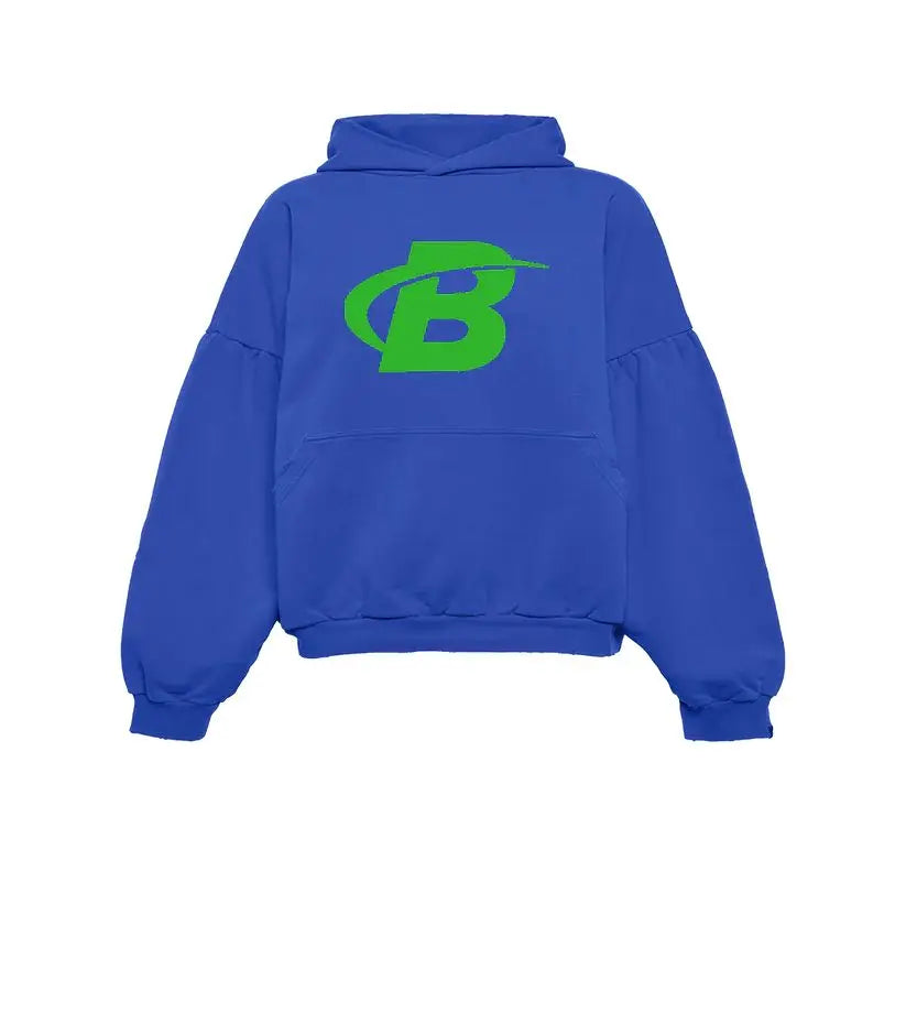 2024 Summer Letter B Print Trendy Tracksuit+sweatpants  Men Oversized Hoodies Sports Suit Loose Shorts Suit Clothes