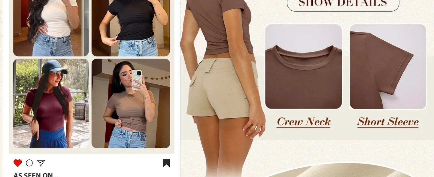 Short White Solid Slim Fit High Street Tops