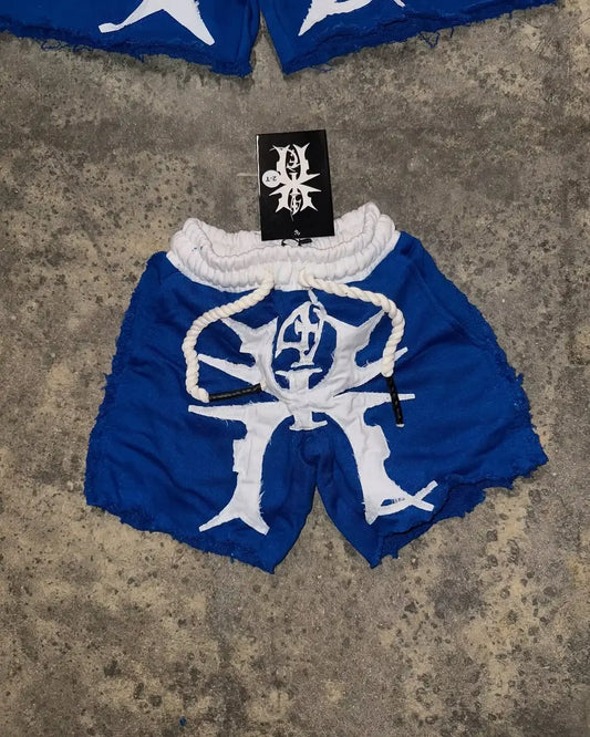 4evahavin Trendy Brand Harajuku Popular Shorts Embroidery Casual Cotton Shorts Men Women Street Hip Hop Oversize Sports Shorts
