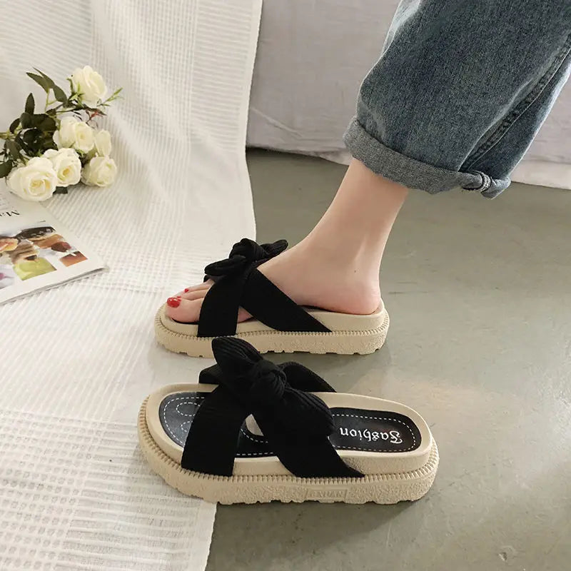 Sandals Women's 2022 New Fashion Summer Temperament New Fashion  Platform Roman Flat Shoes Outdoor Beach Sports Comfort Shoes