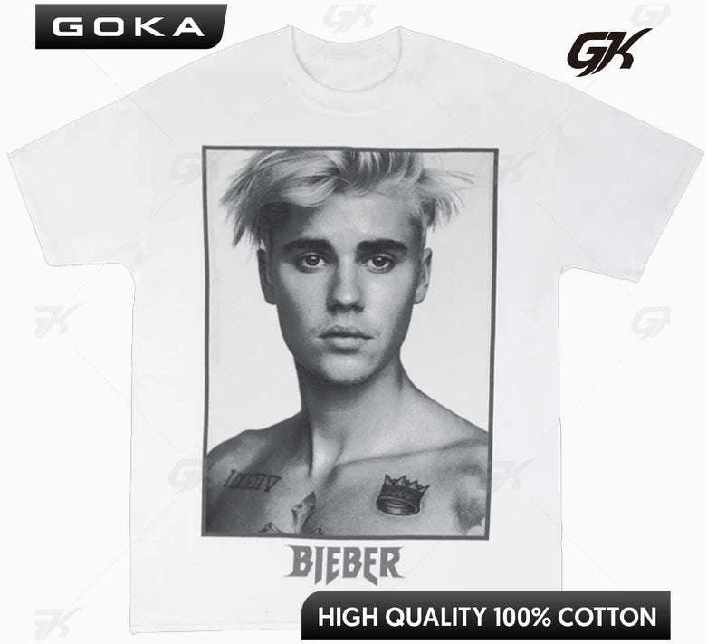 Justin Bieber  Shirts Streetwear T-shirts T Shirts for Men Graphic T Shirts Top Cpe Unisex Pro Choice My Body My Choice