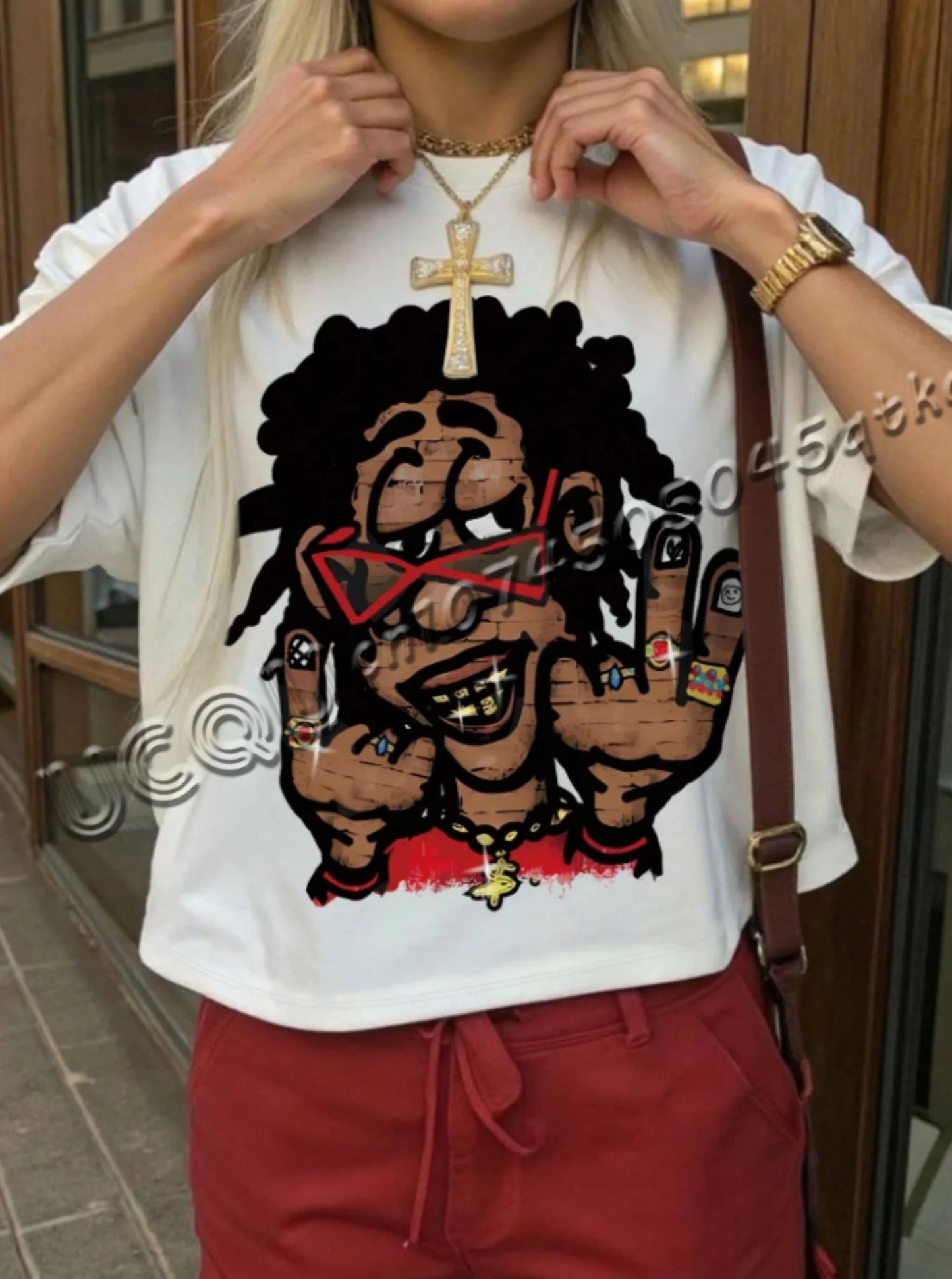 2025 NEW  IN Women fun catoon Print O-Neck Short Sleeve green T-Shirt ladies Graphic Tee Baseball Jerseys Sport T-Shirt women clothing