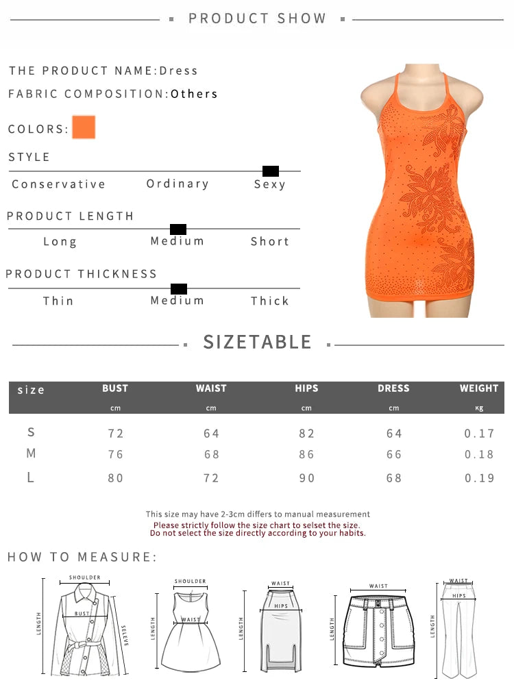 Weird Puss Flower Rhinestones Sexy Low-Neck Dress Women Cross Bandage Backless Fashion Vacation Beach Party Style Mini Bodycon