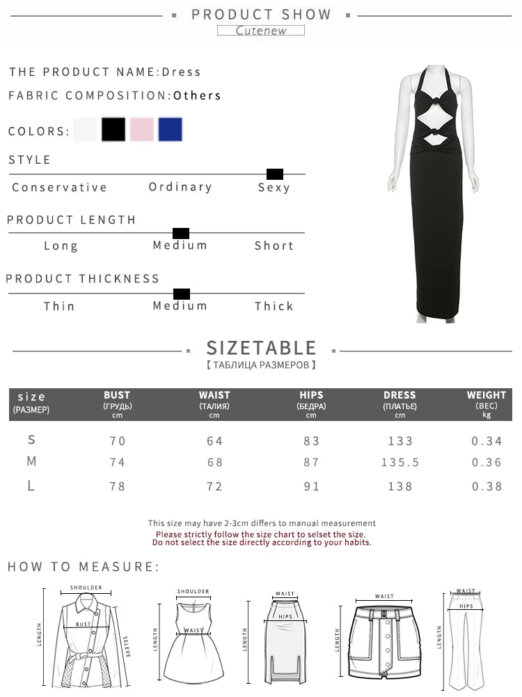 Weird Puss Backless Hollow Dress Women Pleated Sexy Solid Slim Halter Knot Sleeveless Elegant Midnight Clubwear Party Vestidos