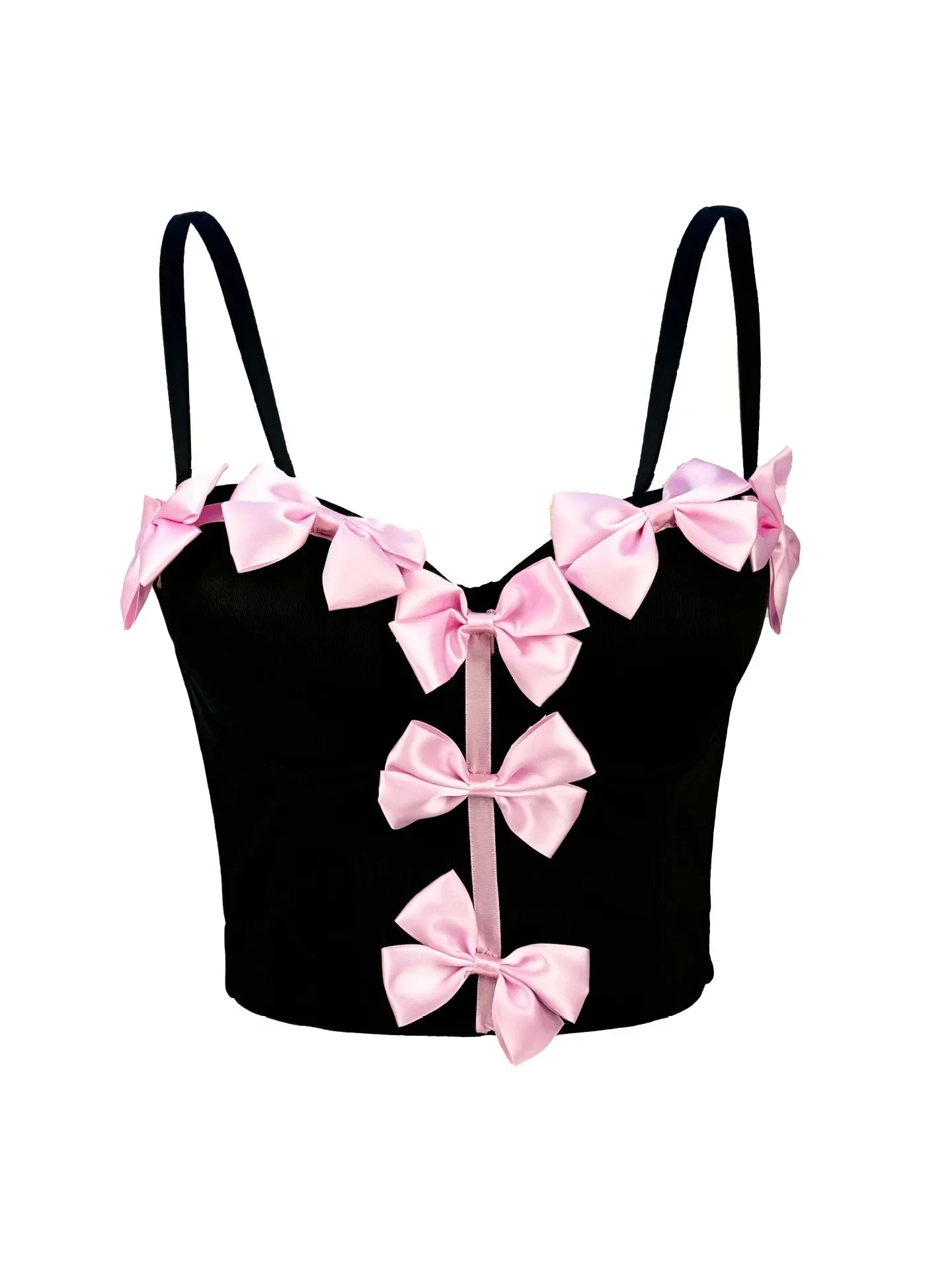 Sweet Bow Fashion, Two Piece Sets Women Thin Strap Slim Tank Top + Puffy Mini Skirts Outfits Female Streetwear