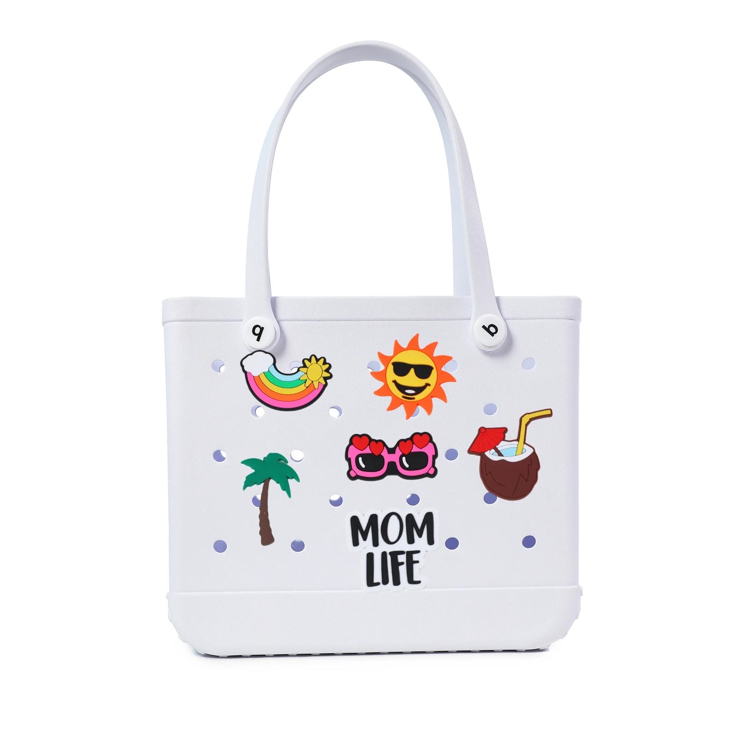S M XL Eva Beach Bogs Bag Waterproof Extra Large Tote Bag Beach Basket Women Picnic Handbag 48cm XL Tote Bag Rubber shopping Bag