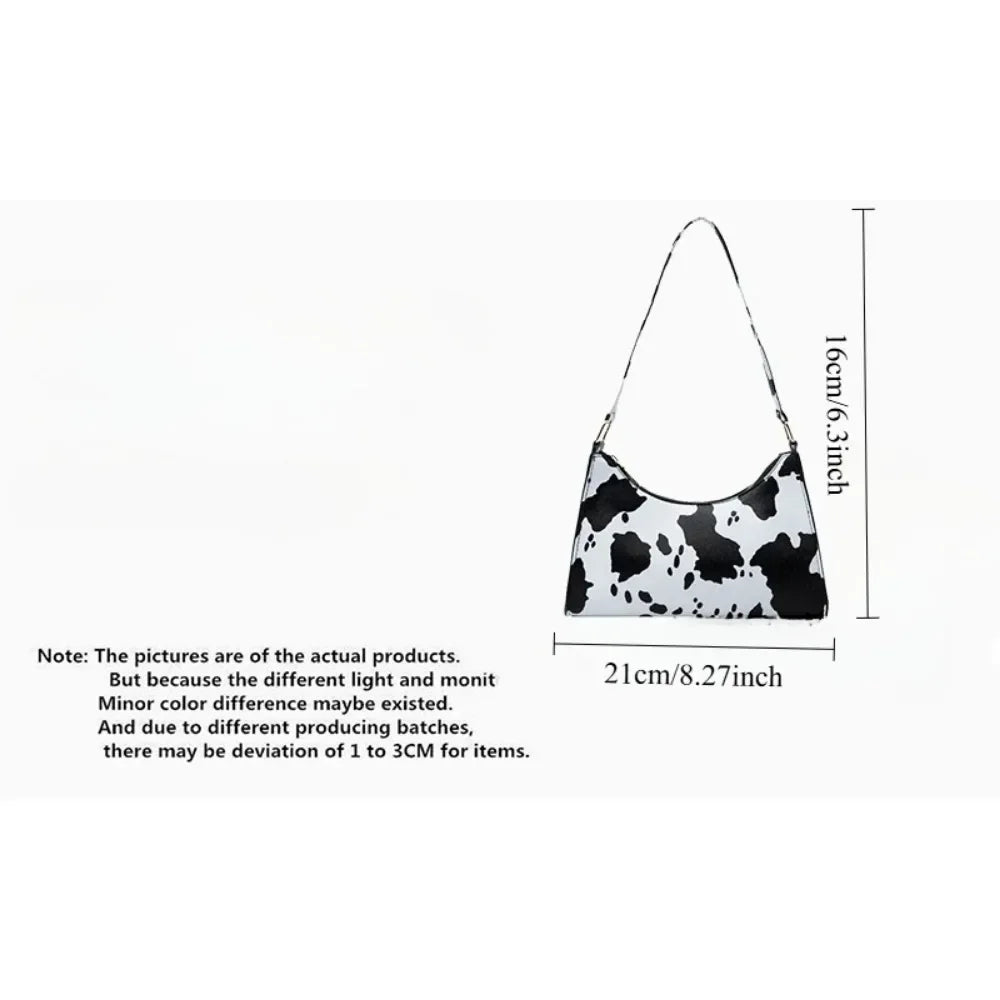 Summer New Shoulder Bags for Women High Quality Zebra Underarm Handbags PU Leather Leopard Armpit Purse Bag