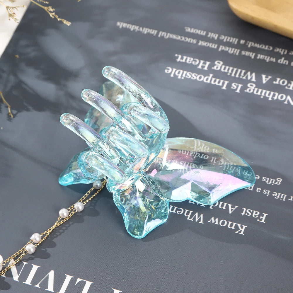 Butterfly Hairpins New Korean Yarn Elegant Metal Tassel Long Hair Clips For Women Hanfu Antique Party Hair Accessories
