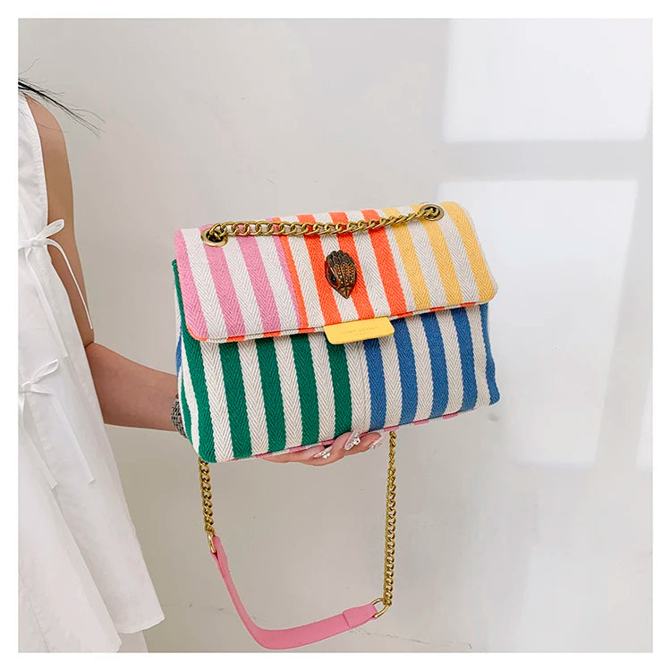 Unique Solid Color Leather Crossbody Bag with Trendy Letter Logo Best for Leisure Activities