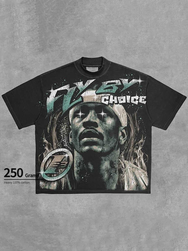 Legendary Basketball Star Trendy Highstreet Men Women T-Shirt Graphics Printed Clothing Casual Loose Tees Tops For Unisex
