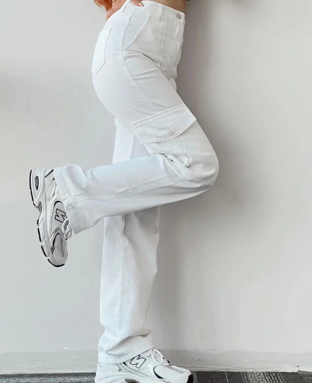 New Y2K Women Vintage Cargo Pants Streetwear Techwear Korean Harajuku Parachute Pants Beige Sweatpants Wide Leg Joggers Trousers