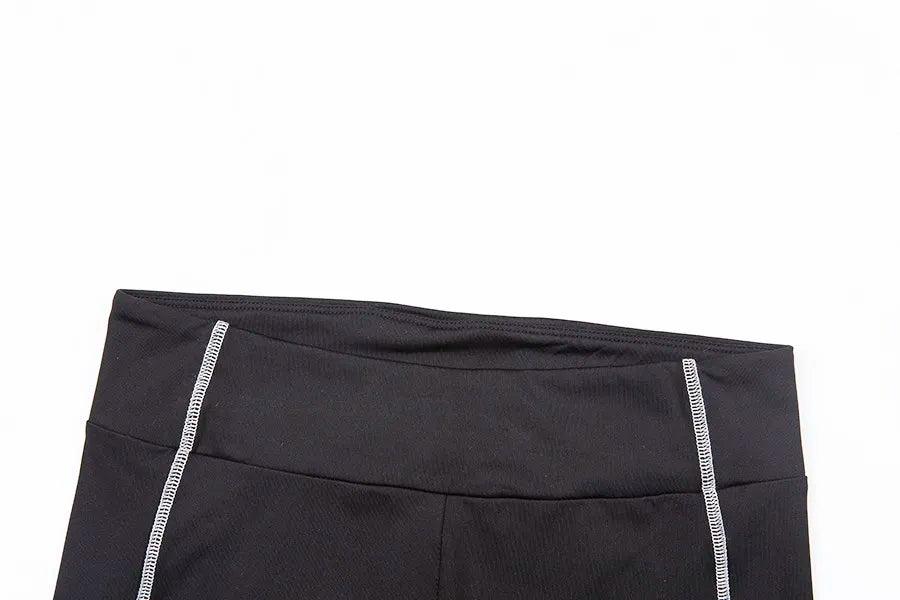 2Piece Set Fitness Full Sleeve Crop Top + Elastic Leggings