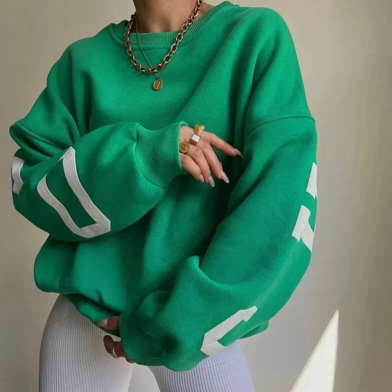 Casual Loose Harajuku Y2K Retro Letter Hoodie Women 2025 American New Street Hip-hop Fashion Punk Oversized Sweatshirt Men