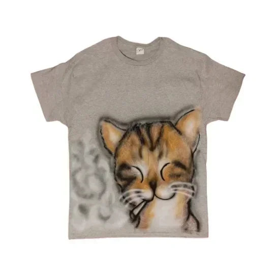 Casual and fashionable Gothic printed pure cotton vest Y2K summer classic loose Harajuku hip-hop oversized sleeveless top