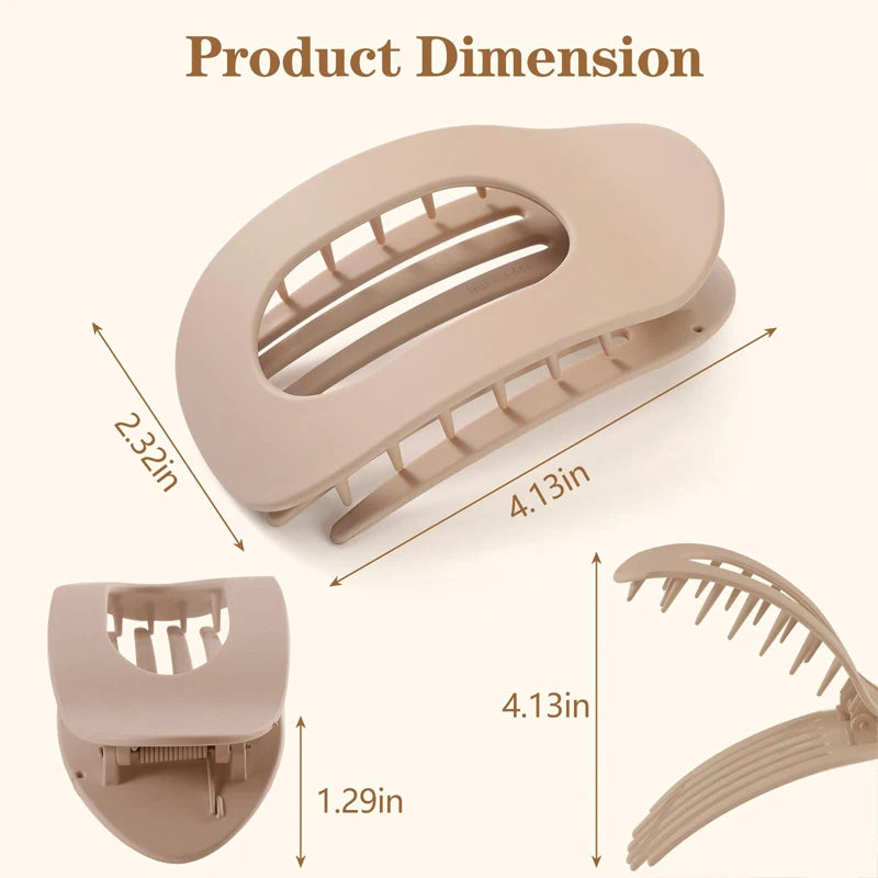Newest Korean Acetic Acid Hair Clip Hair Accessories Women's Spoon Clip Spring Clip Leopard Hair Clip Top Clip Simple Headpiece