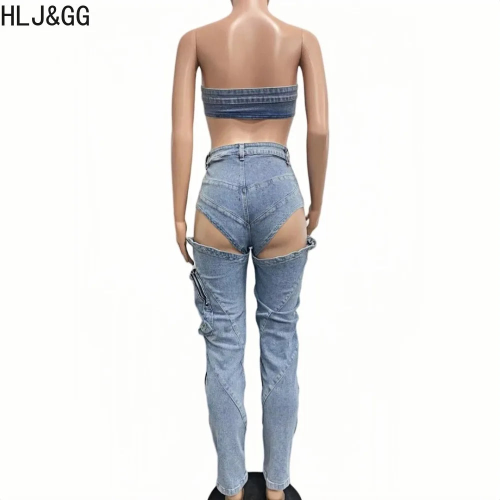 Sleveless Hollow Out 2 Piece Sets Outfit Women